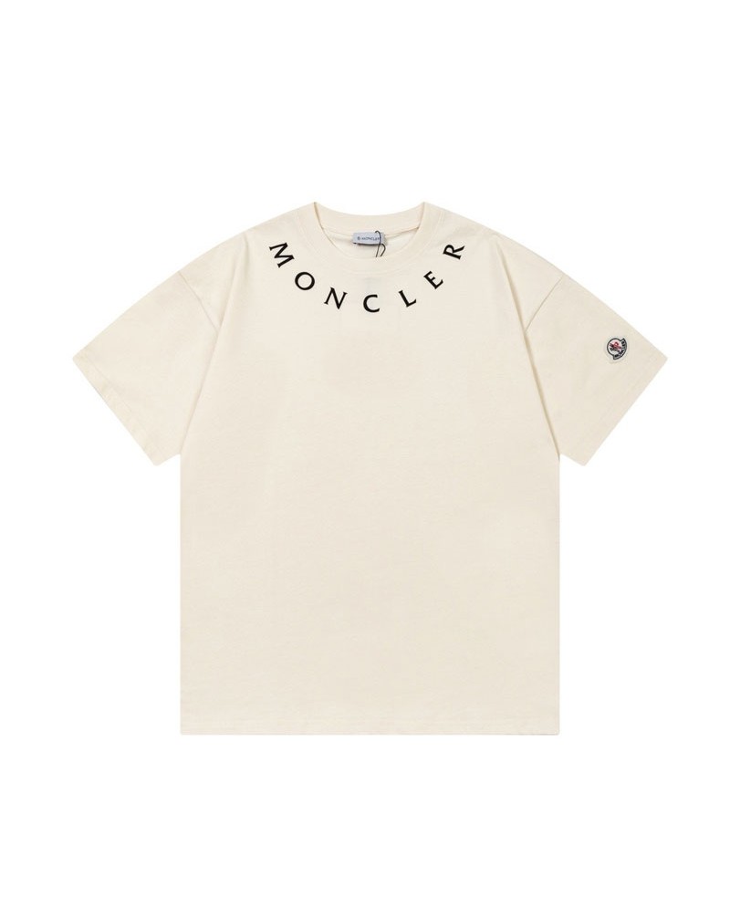 モンクレール Tシャツ短袖コットンティシャツコットンオシャレ半袖男女兼用