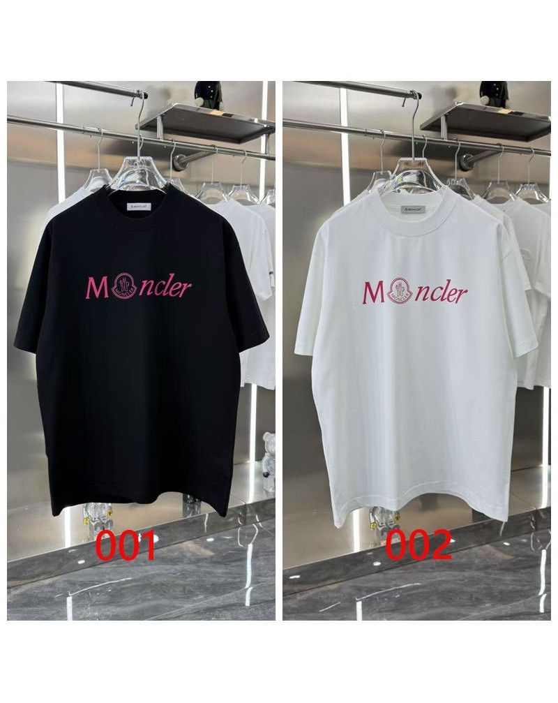 モンクレール Tシャツオシャレティシャツ半袖カジュアル潮流人気Tシャツ短袖メンズレディース兼用