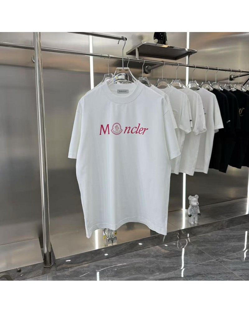 モンクレール Tシャツオシャレティシャツ半袖カジュアル潮流人気Tシャツ短袖メンズレディース兼用