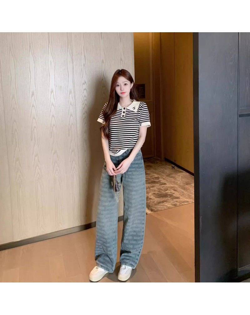 シャネル polo半袖ニットTシャツスタイリッシュ オシャレ小香風洋服女性ウェア（数量限定早い者勝ち）