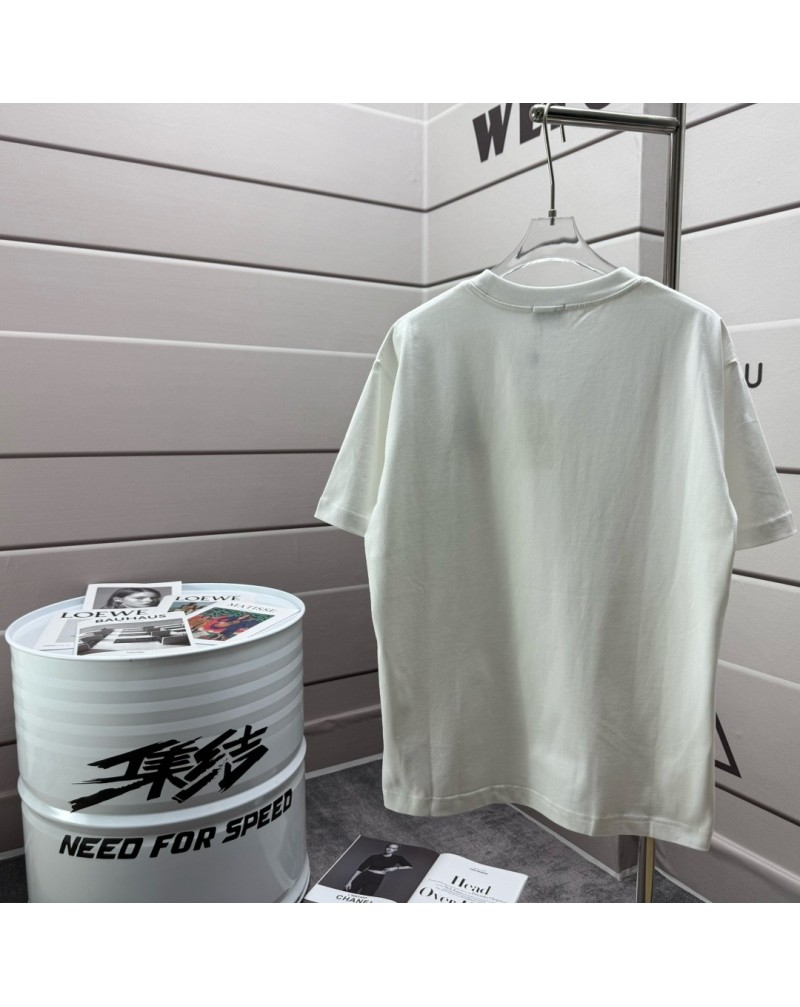 モンクレール  Tシャツ 25ss新作流行短袖カジュアルコットンティシャツ半袖オシャレ精緻刺繍ロゴ男女兼用