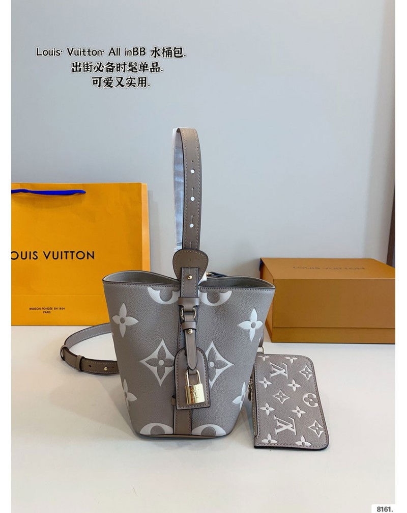 ルイヴィトン ミニバケツバッグ高級ポケット付きオシャレ人気新品女性向けハンドバッグall inbb