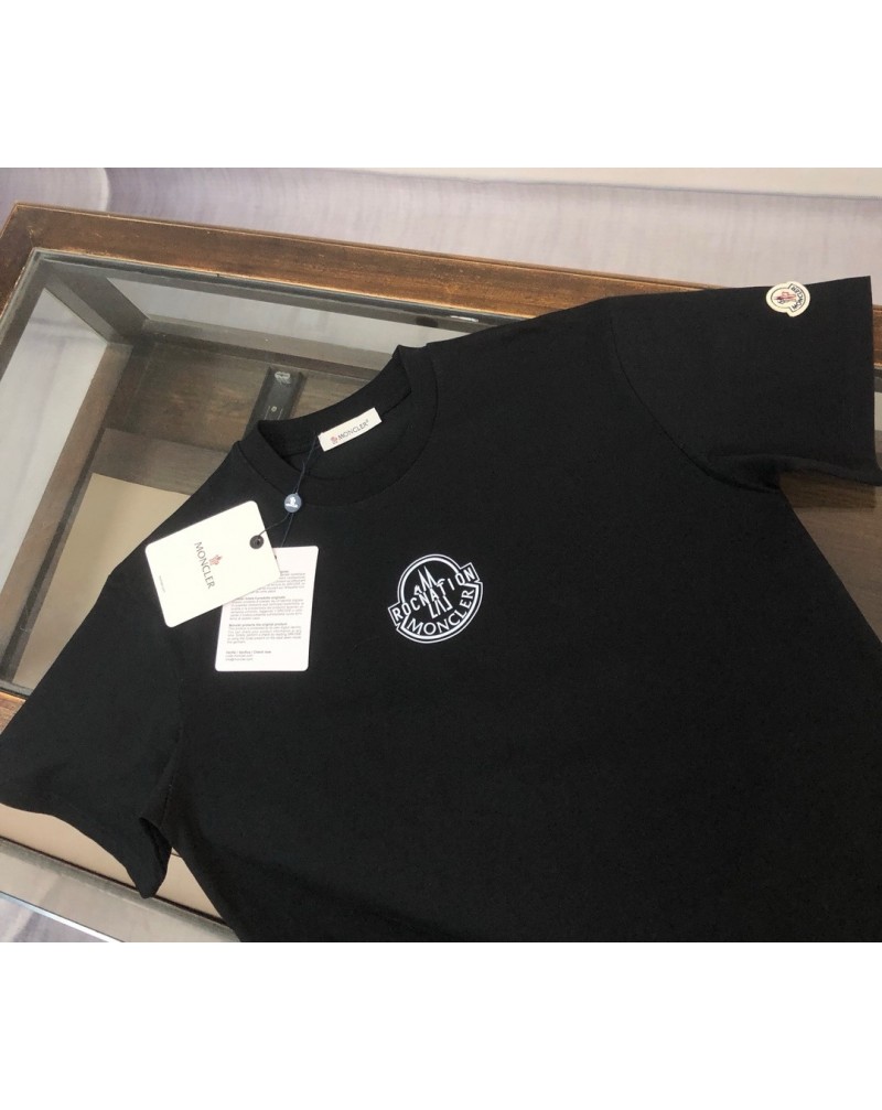 モンクレール Tシャツ潮流半袖ペアお揃いティシャツ短袖コットン製トップス