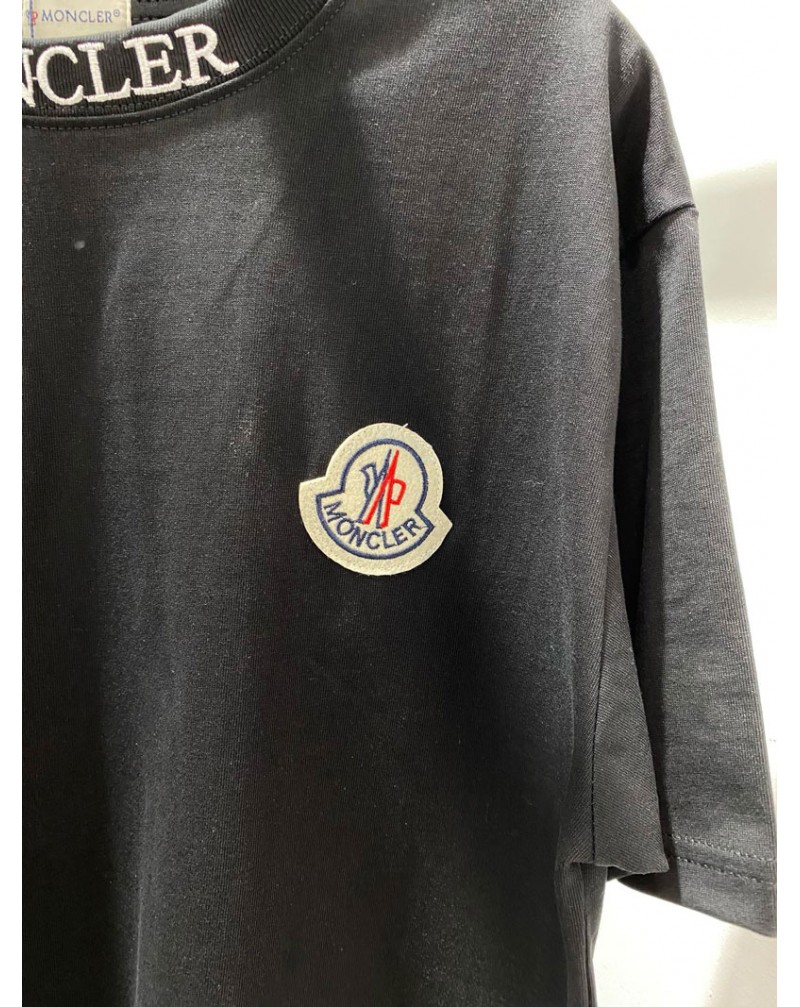 モンクレール  Tシャツ短袖潮流カジュアルティシャツコットン製精緻刺繍男女兼用