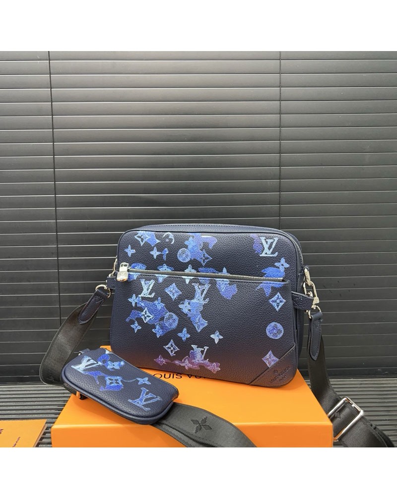 ルイヴィトン ショルダーバッグポケット付きメンズ向け斜め掛けバッグオシャレ