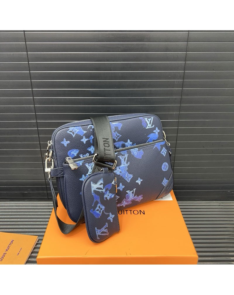 ルイヴィトン ショルダーバッグポケット付きメンズ向け斜め掛けバッグオシャレ