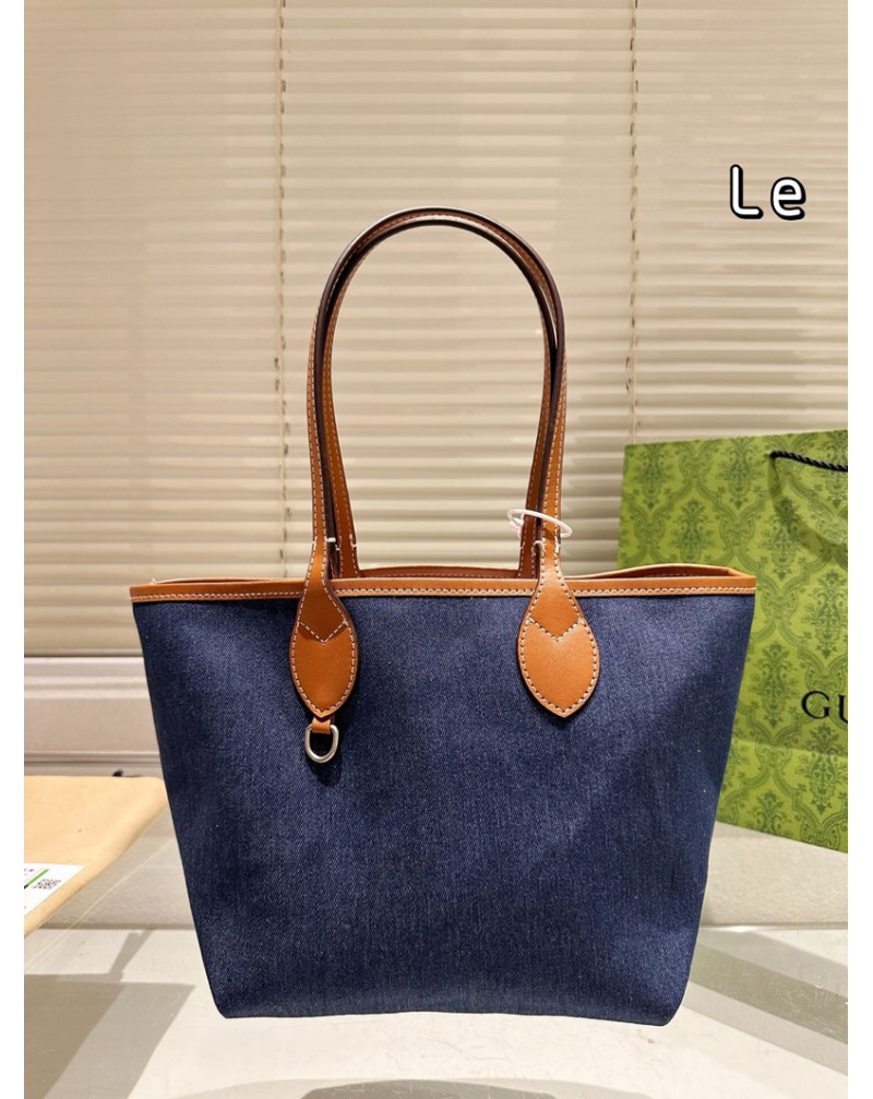 グッチ トートバッグ超人気シンプルショピングバッグオシャレ両面兼用