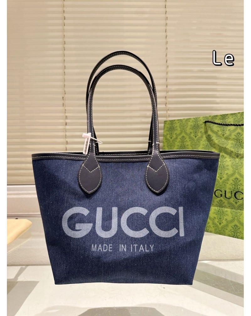 グッチ トートバッグ超人気シンプルショピングバッグオシャレ両面兼用