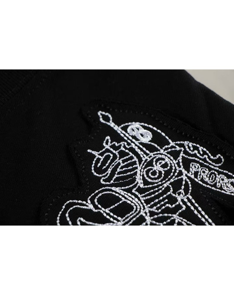 バーバリー  Tシャツ短袖 オシャレ新品2025SS 精緻刺繍ティシャツトップスコットン男女向けカジュアルファッション半袖丸首
