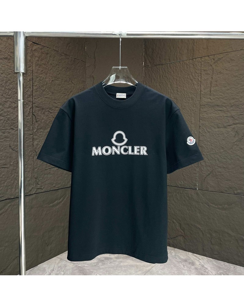 モンクレール Tシャツ短袖コットン製男女向けオシャレティシャツ半袖潮流人気売れ筋