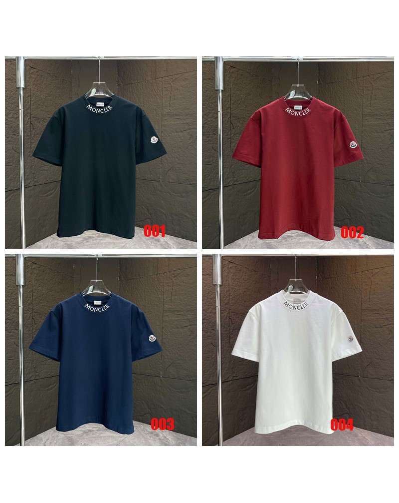 モンクレール Tシャツ短袖コットンティシャツ半袖カジュアル潮流トップス男女兼用