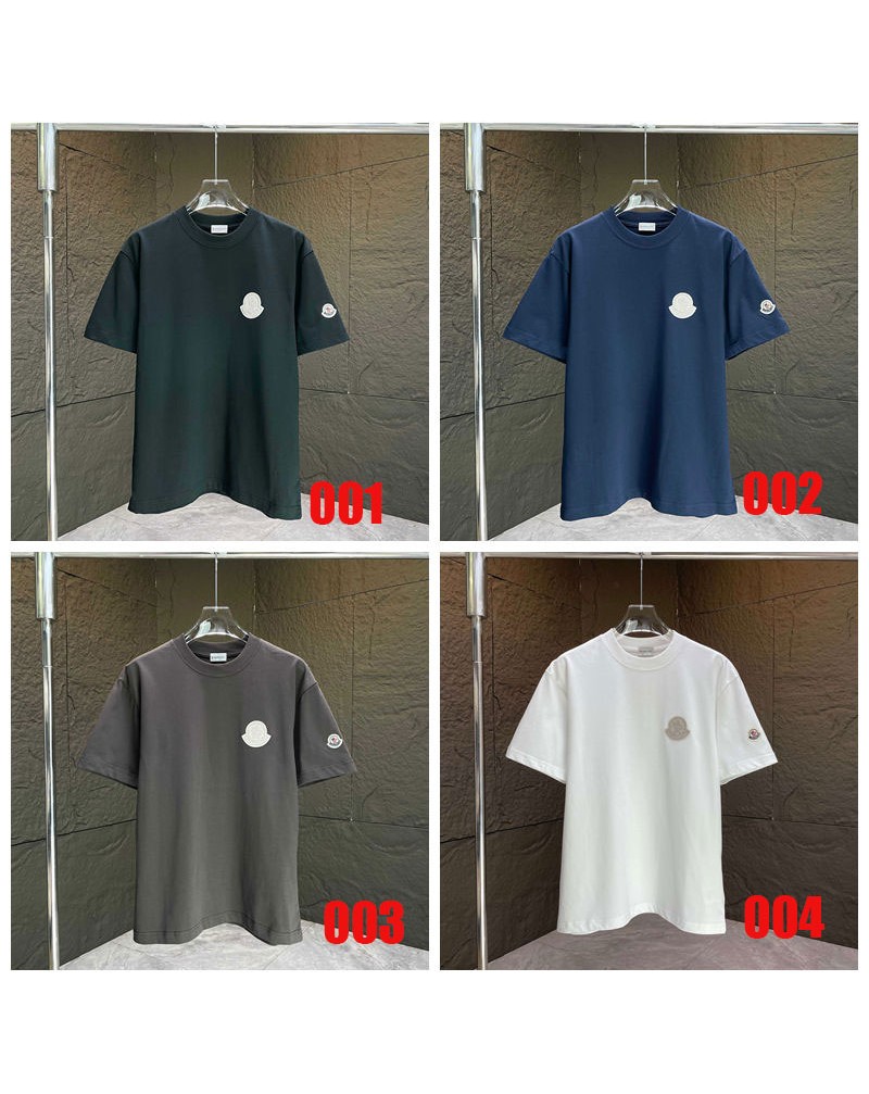 モンクレール  Tシャツ短袖オシャレカジュアル人気ティシャツ半袖トップスメンズレディース向け