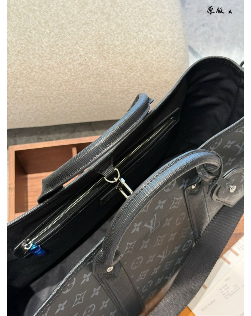 ルイヴィトン ハンドバッグメンズ向け人気  ビジネス風ショルダーバッグ高品質革製ブリーフケース