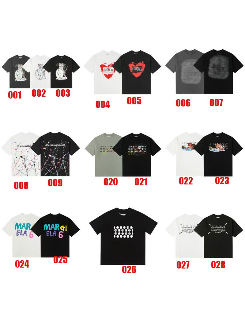 メゾン マルジェラ Tシャツ半袖カジュアル人気 潮流個性短袖コットン製男女兼用