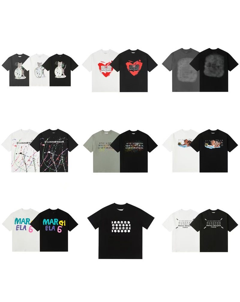 メゾン マルジェラ Tシャツ半袖カジュアル人気 潮流個性短袖コットン製男女兼用