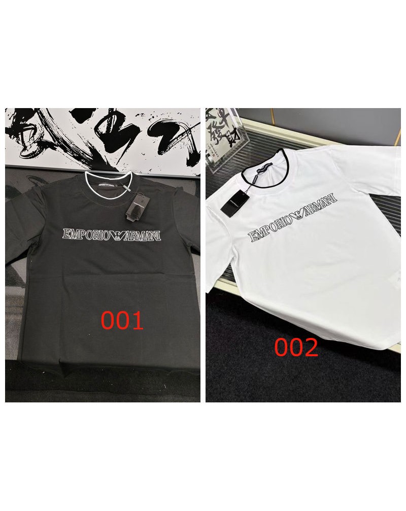 アルマーニ Tシャツ短袖カジュアル人気ティシャツ半袖トップス