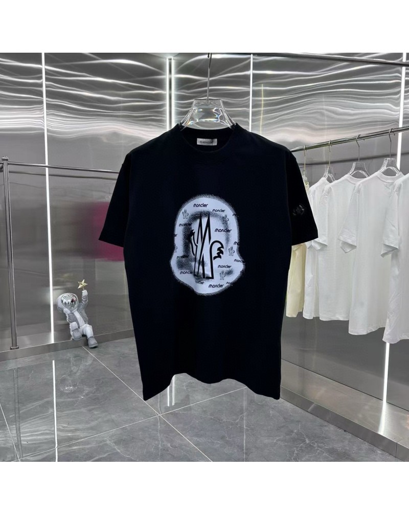 モンクレール tシャツ短袖人気コットン製半袖男女向けトップス潮流オシャレ
