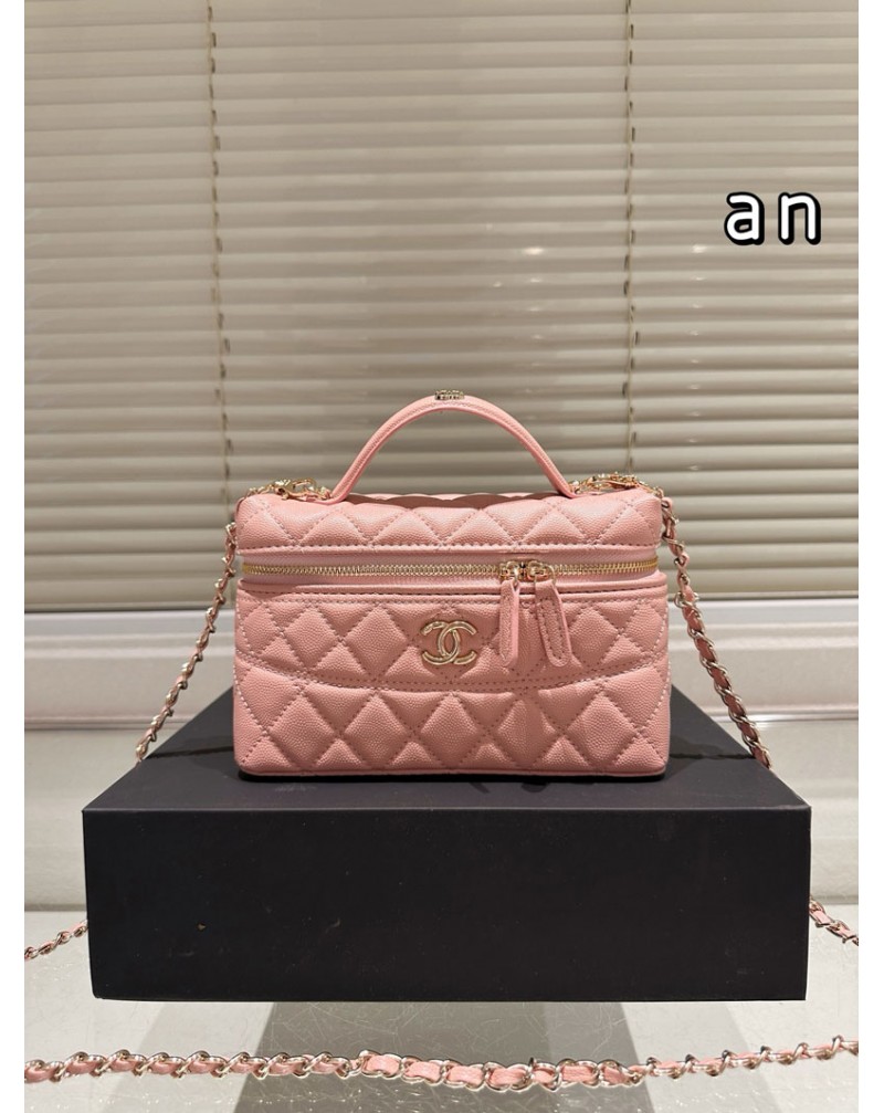 シャネル ショルダーバッグかわいいハンドバッグ菱形オシャレ小香風