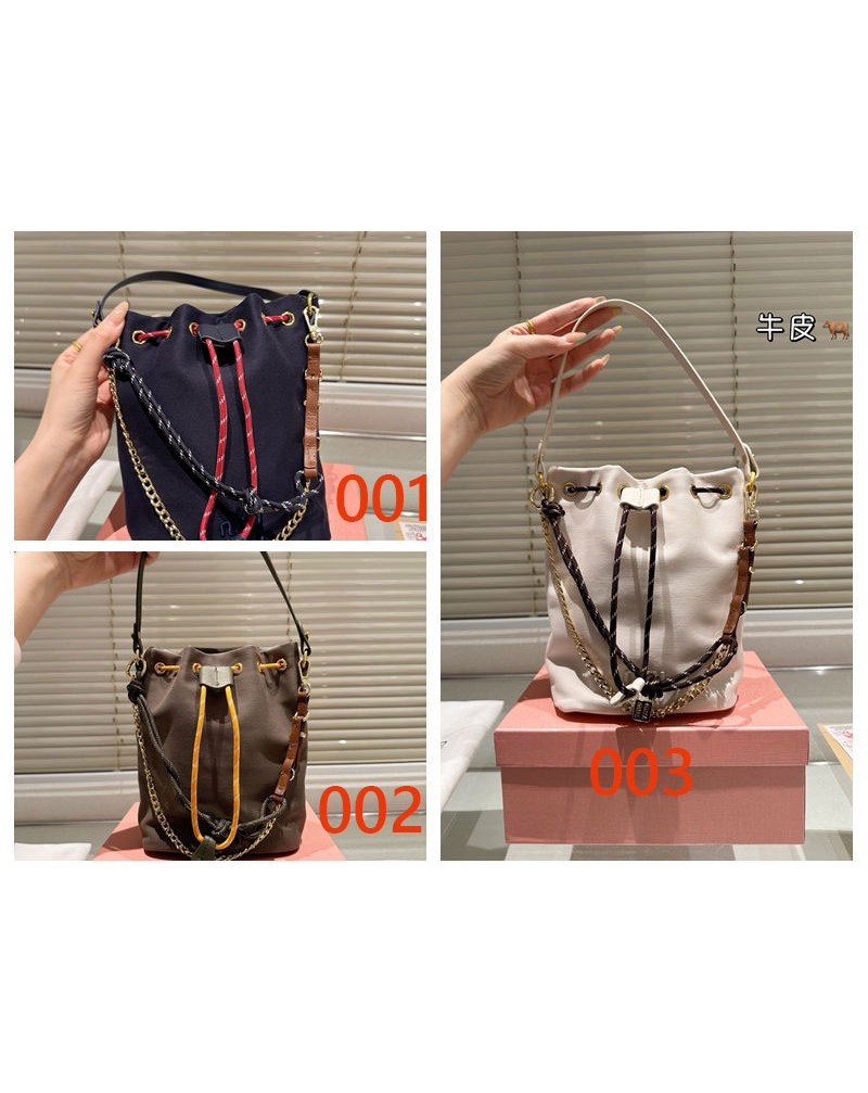 ミュウミュウ バケツバッグ可愛い オシャレブランドハンドバッグ潮流人気