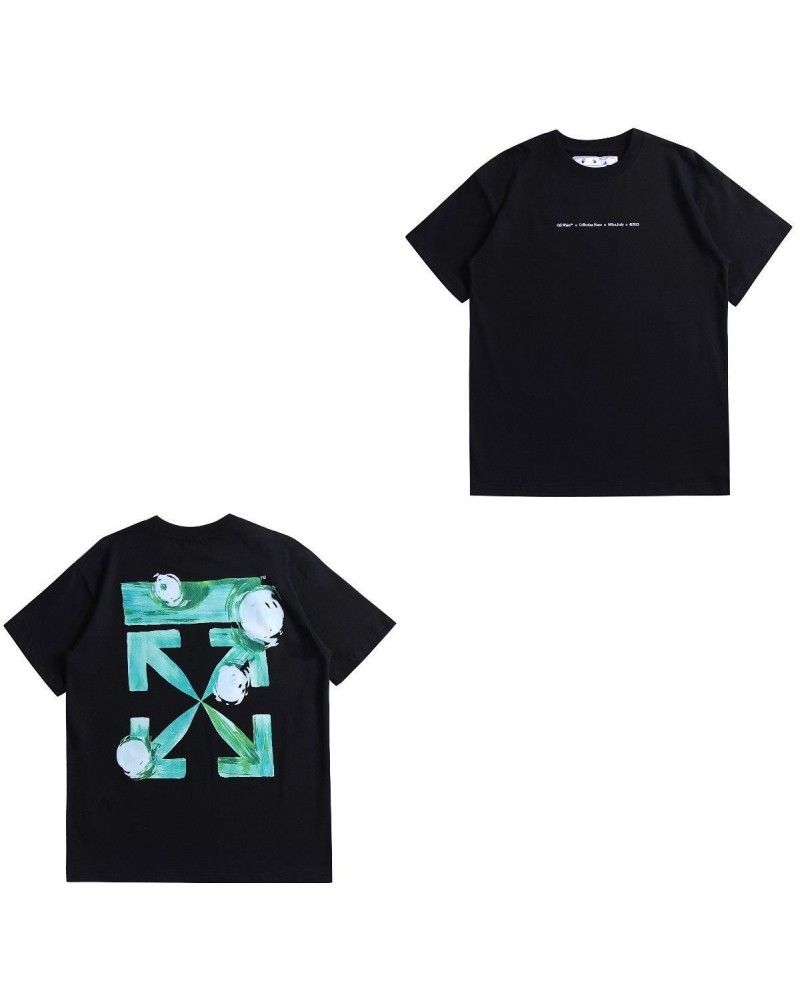 オーフホワイト tシャツ短袖カジュアル人気半袖オシャレプリント付き男女向け