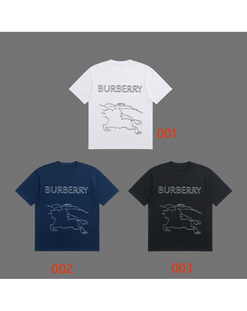 バーバリー  tシャツ短袖超人気ティシャツ半袖コットン製おしゃれ潮流