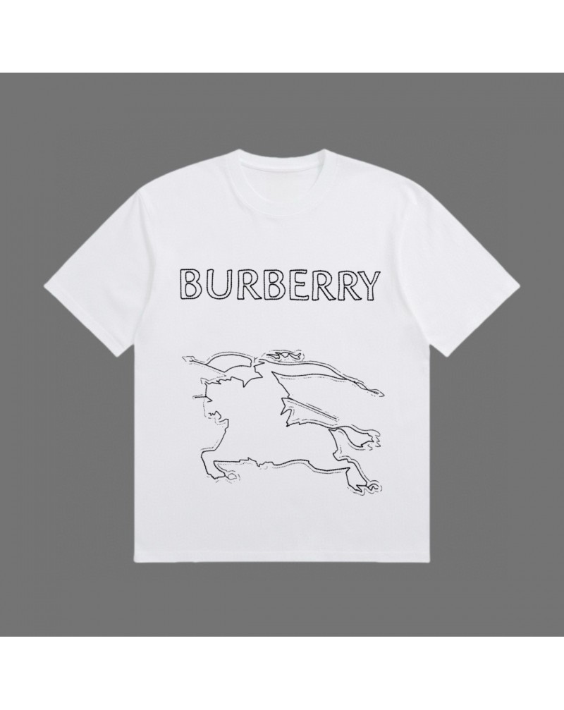 バーバリー  tシャツ短袖超人気ティシャツ半袖コットン製おしゃれ潮流