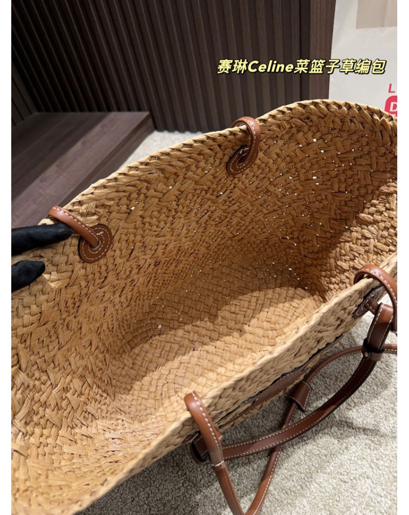 セリーヌ カゴバッグ超人気流行ショルダーバッグビーチ風夏旅行用最適オシャレ