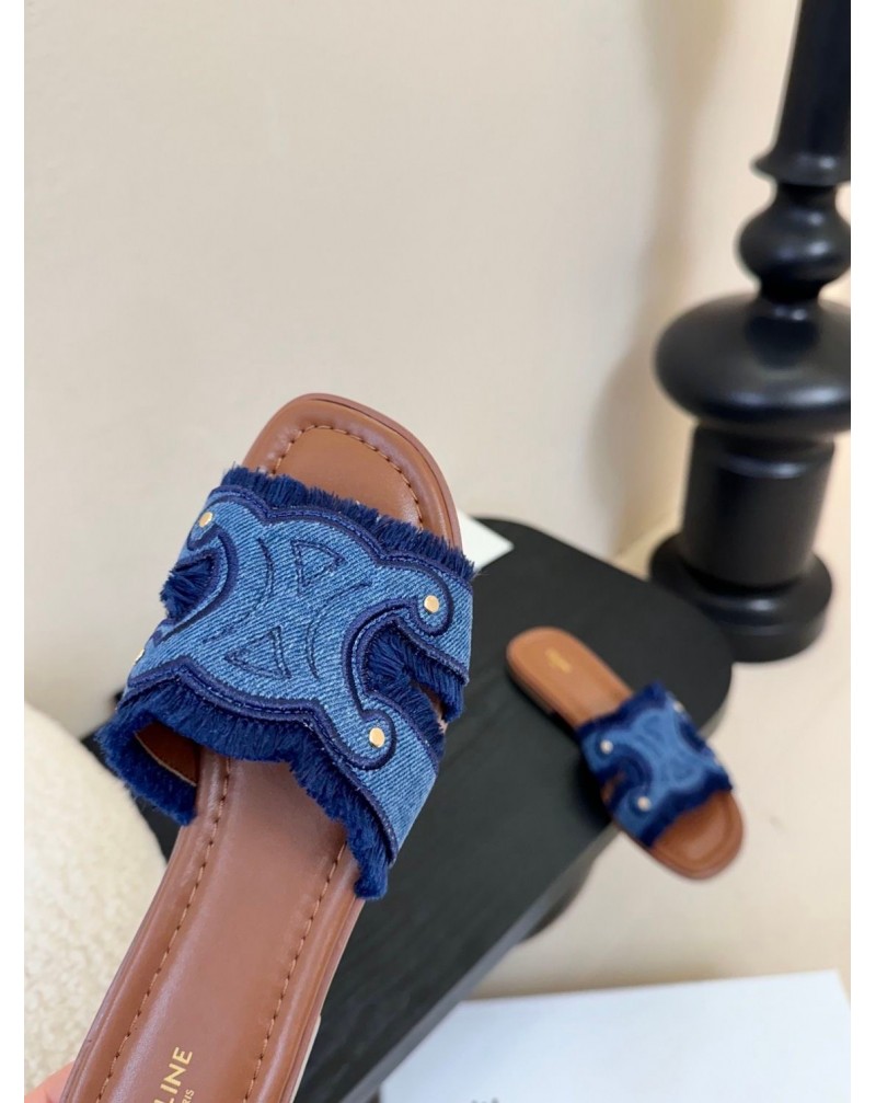 セリーヌ スリッパサンダル欧米風レディース人気オシャレ新品