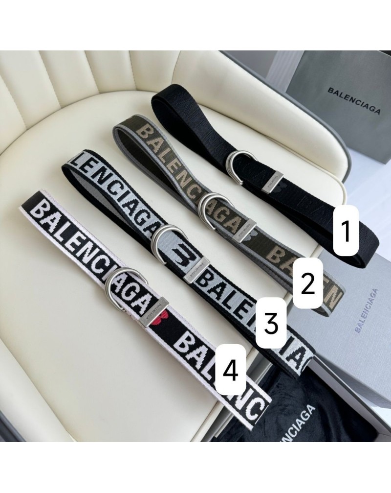 バレンシアガ ベルト韓国風balenciagaベルト人気潮流メンズレディース学生兼用キャンバスベルト