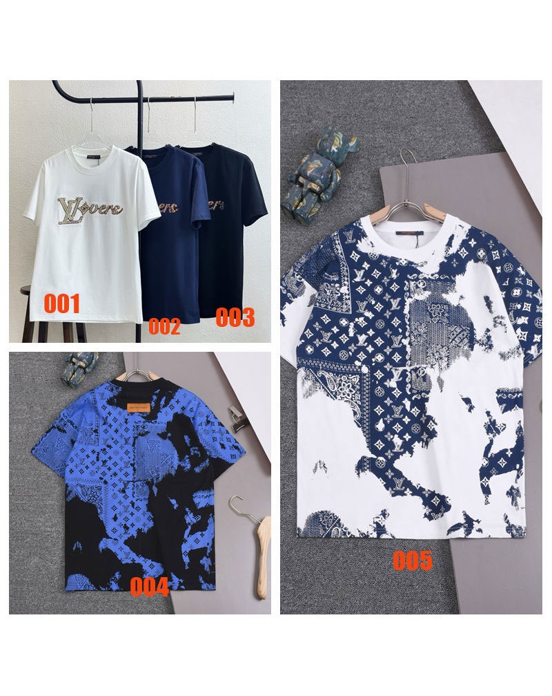 ルイヴィトン Tシャツメンズレディース潮流人気袖高品質コットン製短袖
