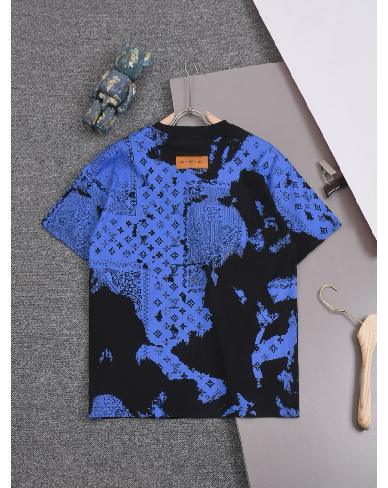 ルイヴィトン Tシャツメンズレディース潮流人気袖高品質コットン製短袖