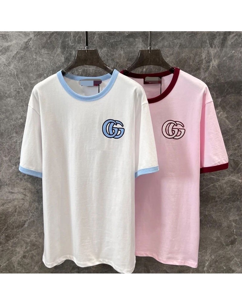 グッチ tシャツ半袖混色スタイリッシュ短袖トップス