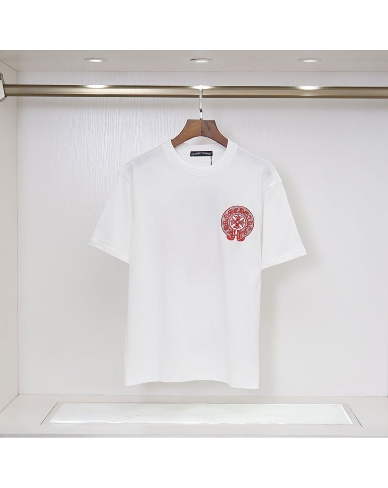 クロムハーツ tシャツ半袖メンズレディース潮流個性 人気ブランドティシャツ短袖