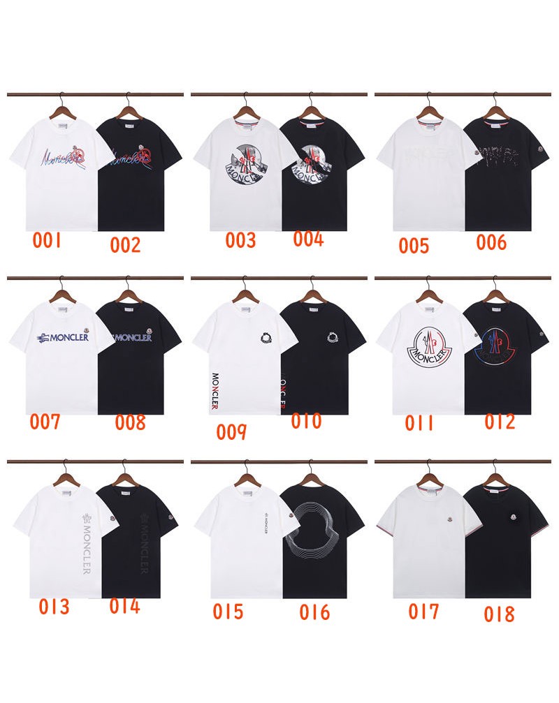 モンクレール tシャツ短袖メンズレディース半袖コットン製トップスオシャレ