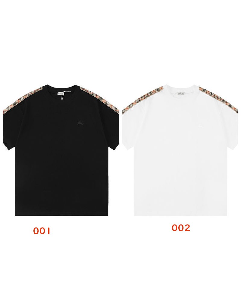 バーバリー tシャツ オシャレイギリス風短袖メンズレディースウェアコットン製半袖シンプル風