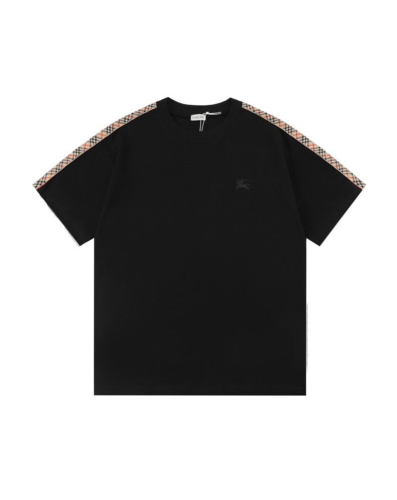 バーバリー tシャツ オシャレイギリス風短袖メンズレディースウェアコットン製半袖シンプル風