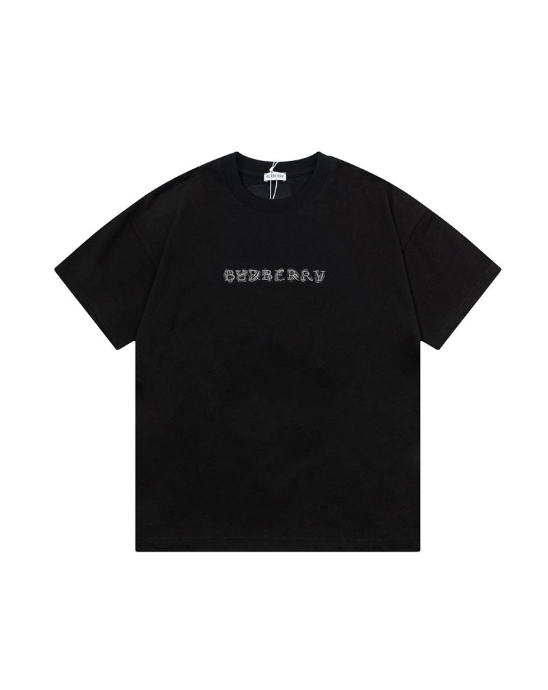 バーバリー tシャツ短袖精緻刺繍ロゴメンズレディース半袖ティシャツ