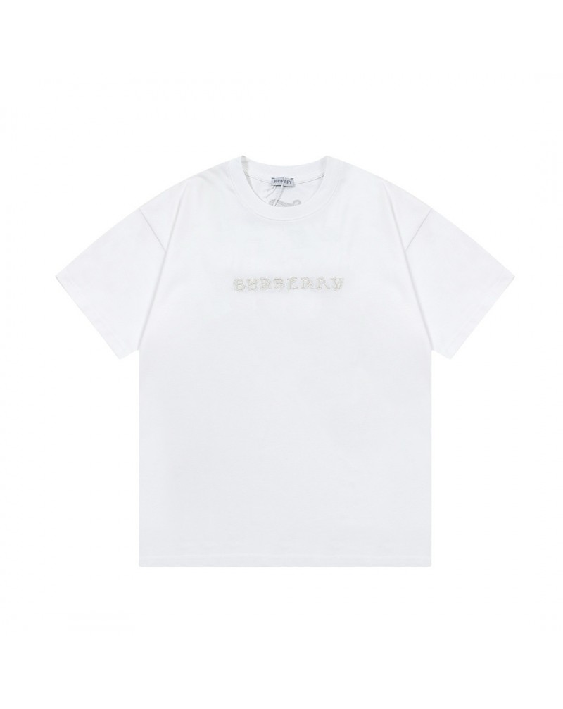 バーバリー tシャツ短袖精緻刺繍ロゴメンズレディース半袖ティシャツ