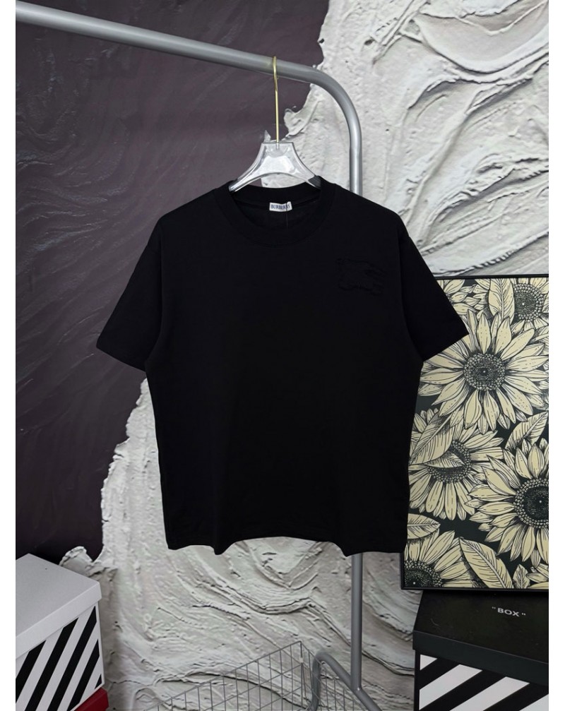 バーバリー tシャツ短袖精緻刺繍コットン製ティシャツ半袖