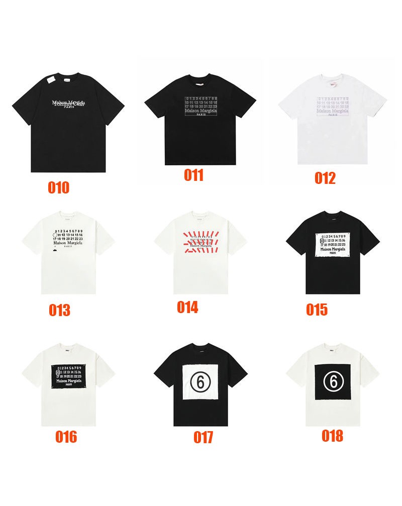 メゾン マルジェラ tシャツ 潮流個性人気短袖ペアお揃い人気半袖コットン製
