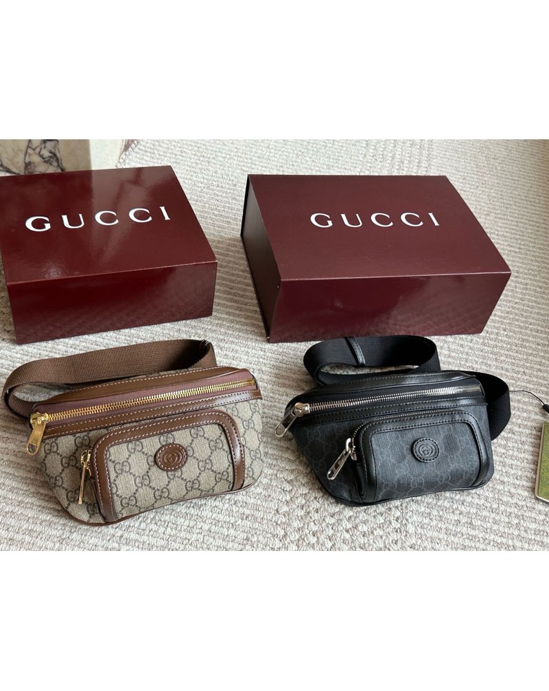 グッチ ウエストバッグメンズレディース兼用斜め掛けバッグオシャレ
