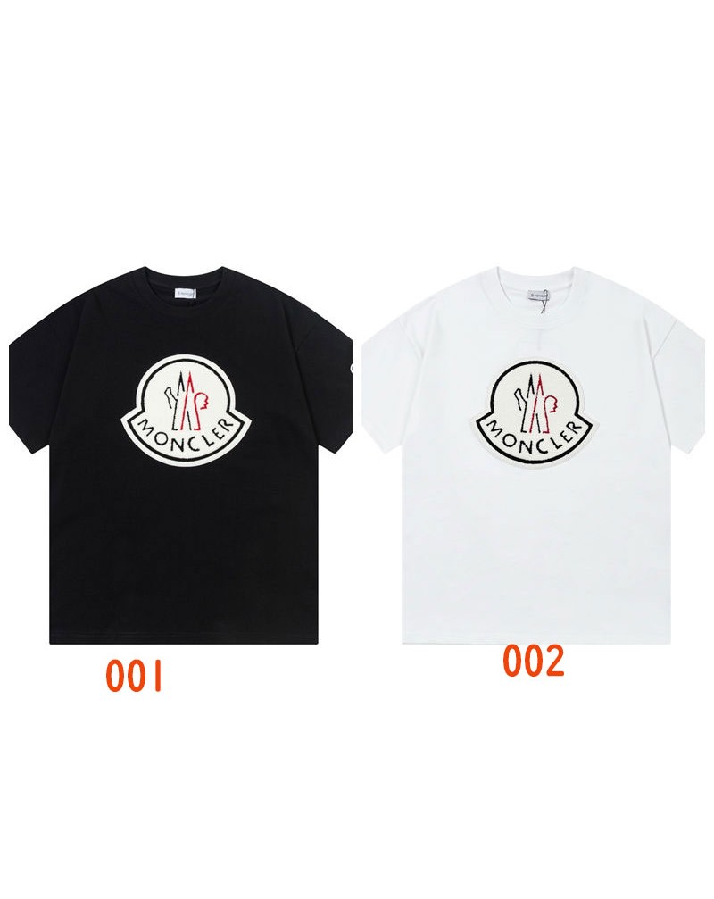 モンクレール tシャツ ペアお揃い短袖カジュアル人気ティシャツ半袖コットン製