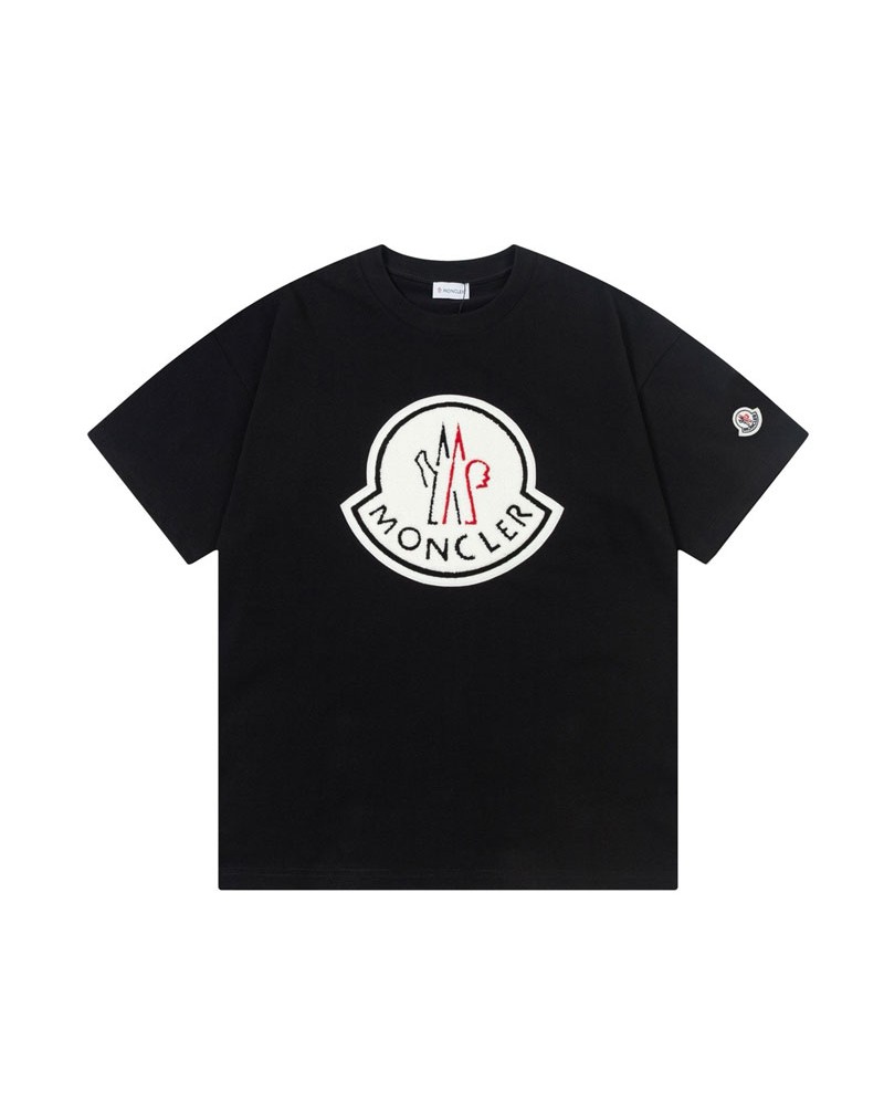 モンクレール tシャツ ペアお揃い短袖カジュアル人気ティシャツ半袖コットン製