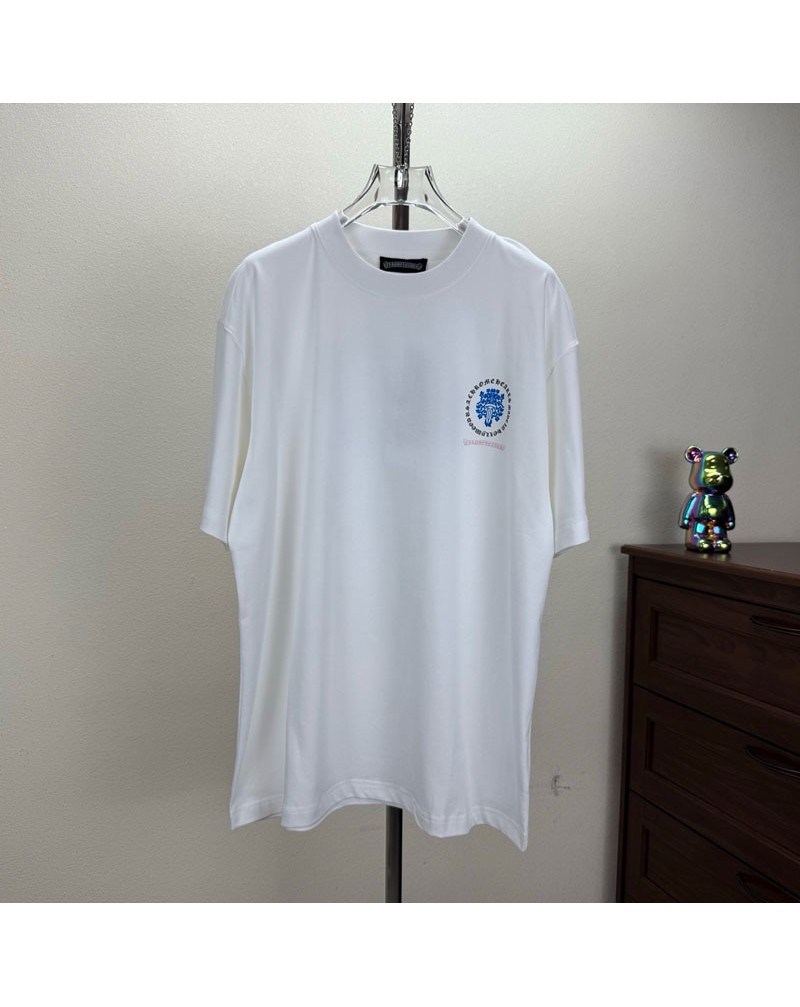 クロムハーツ tシャツ個性半袖メンズレディース兼用オシャレティシャツコットン製トップス