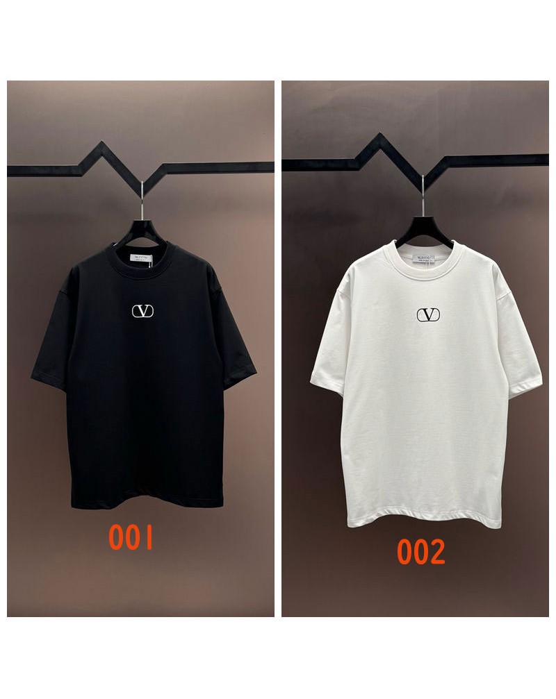 ヴァレンティノ Tシャツ 人気流行短袖男女向け人気ティシャツ半袖高品質コットン製