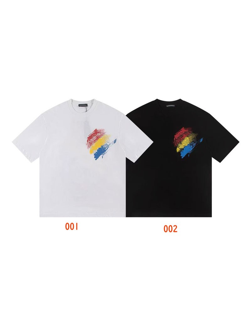 クロムハーツ Tシャツ短袖カジュアル人気ティシャツトップス潮流個性