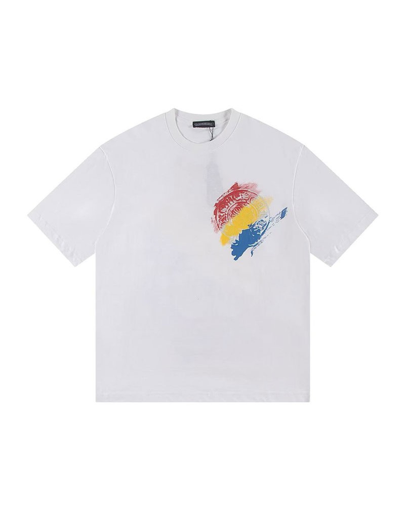 クロムハーツ Tシャツ短袖カジュアル人気ティシャツトップス潮流個性