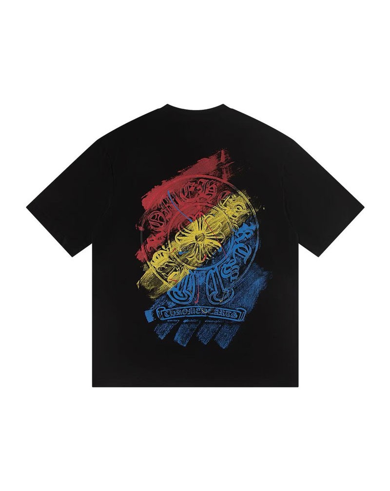 クロムハーツ Tシャツ短袖カジュアル人気ティシャツトップス潮流個性