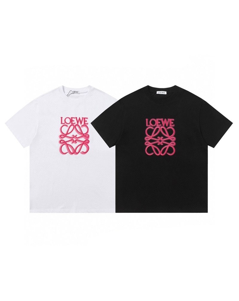 ロエベ tシャツ短袖メンズレディース向け半袖トップス人気売れ筋