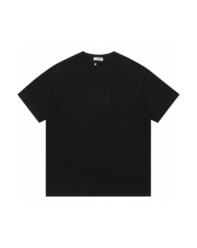 ロエベ  tシャツ半袖コットン製ティシャツトップスメンズレディース向けおしゃれ簡約風